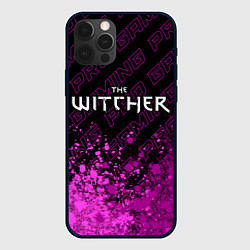 Чехол для iPhone 12 Pro The Witcher pro gaming: символ сверху, цвет: 3D-черный