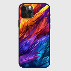 Чехол для iPhone 12 Pro Яркие крылья, цвет: 3D-черный