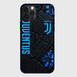 Чехол для iPhone 12 Pro Juventus logo, цвет: 3D-черный