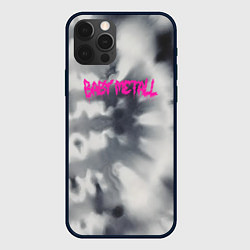 Чехол для iPhone 12 Pro Тай дай baby metall, цвет: 3D-черный