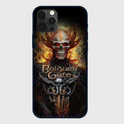 Чехол для iPhone 12 Pro Baldurs Gate 3 diablo, цвет: 3D-черный