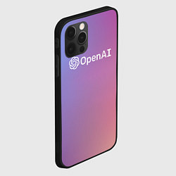 Чехол для iPhone 12 Pro OpenAI, цвет: 3D-черный — фото 2