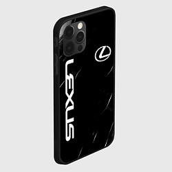 Чехол для iPhone 12 Pro Lexus - minimalism, цвет: 3D-черный — фото 2