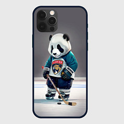 Чехол для iPhone 12 Pro Panda striker of the Florida Panthers, цвет: 3D-черный