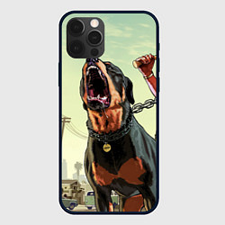 Чехол для iPhone 12 Pro Собака из GTA, цвет: 3D-черный