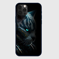 Чехол iPhone 12 Pro Cat cyberpunk