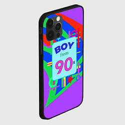 Чехол для iPhone 12 Pro Мальчик из 90-х, цвет: 3D-черный — фото 2