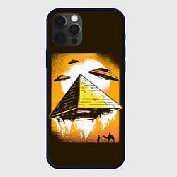 Чехол для iPhone 12 Pro Pyramid launch, цвет: 3D-черный