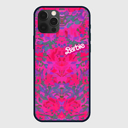 Чехол для iPhone 12 Pro Barbie - fashion pattern, цвет: 3D-черный