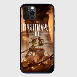 Чехол для iPhone 12 Pro Герои Little nightmares 3, цвет: 3D-черный