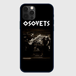 Чехол для iPhone 12 Pro Osovets metal band, цвет: 3D-черный