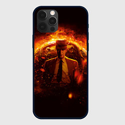 Чехол для iPhone 12 Pro Оппенгеймер и его детище, цвет: 3D-черный