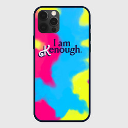 Чехол для iPhone 12 Pro I Am Kenough Tie-Dye, цвет: 3D-черный