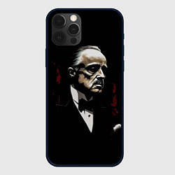 Чехол для iPhone 12 Pro Крестный отец, цвет: 3D-черный