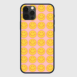 Чехол для iPhone 12 Pro Smiley, цвет: 3D-черный