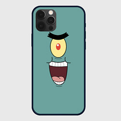 Чехол для iPhone 12 Pro Планктон злодей, цвет: 3D-черный