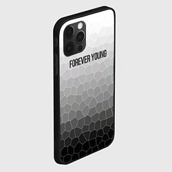 Чехол для iPhone 12 Pro Forever young, цвет: 3D-черный — фото 2