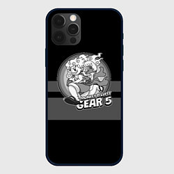 Чехол для iPhone 12 Pro Luffy gear 5 - старый мультфильм, цвет: 3D-черный