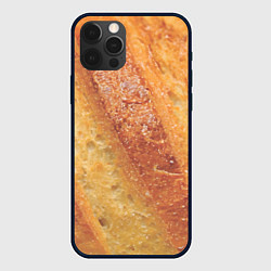 Чехол для iPhone 12 Pro Корочка батона, цвет: 3D-черный