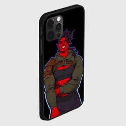 Чехол для iPhone 12 Pro Карлах - Baldurs gate 3, цвет: 3D-черный — фото 2