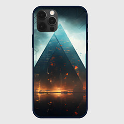 Чехол для iPhone 12 Pro Кибергород, цвет: 3D-черный