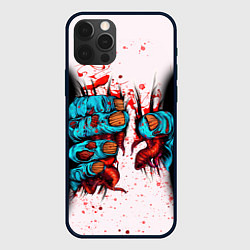 Чехол для iPhone 12 Pro Сжимающая рука, цвет: 3D-черный