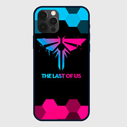 Чехол для iPhone 12 Pro The Last Of Us - neon gradient, цвет: 3D-черный