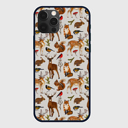 Чехол iPhone 12 Pro Лесные животные