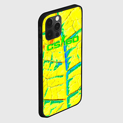 Чехол для iPhone 12 Pro Cs go cracks skin, цвет: 3D-черный — фото 2