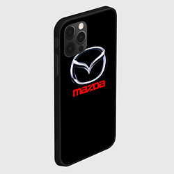Чехол для iPhone 12 Pro Mazda japan motor, цвет: 3D-черный — фото 2