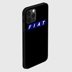 Чехол для iPhone 12 Pro Fiat sport auto, цвет: 3D-черный — фото 2