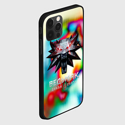 Чехол для iPhone 12 Pro Ведьмак школа волка, цвет: 3D-черный — фото 2