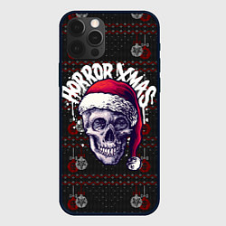 Чехол для iPhone 12 Pro Horror xmas, цвет: 3D-черный