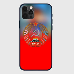 Чехол для iPhone 12 Pro Belarus ussr, цвет: 3D-черный
