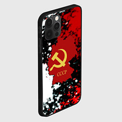 Чехол для iPhone 12 Pro Назад в СССР, цвет: 3D-черный — фото 2