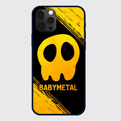 Чехол для iPhone 12 Pro Babymetal - gold gradient, цвет: 3D-черный