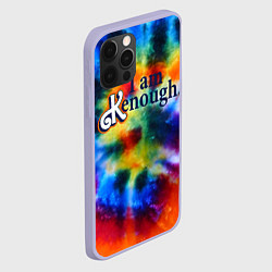 Чехол для iPhone 12 Pro Барби - i am kenough, цвет: 3D-светло-сиреневый — фото 2