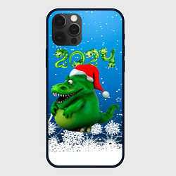 Чехол для iPhone 12 Pro Толстый дракончик 2024, цвет: 3D-черный
