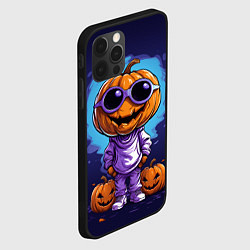 Чехол для iPhone 12 Pro Тыквенная голова, цвет: 3D-черный — фото 2