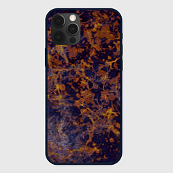 Чехол для iPhone 12 Pro Абстракция - анютины глазки, цвет: 3D-черный