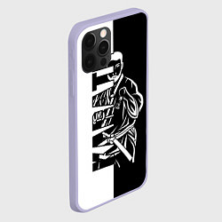 Чехол для iPhone 12 Pro Karate, цвет: 3D-светло-сиреневый — фото 2