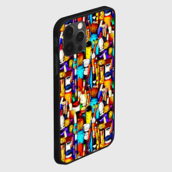 Чехол для iPhone 12 Pro Кисти и краски художника, цвет: 3D-черный — фото 2