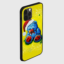 Чехол для iPhone 12 Pro Плюшевый синий Санта, цвет: 3D-черный — фото 2