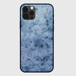 Чехол для iPhone 12 Pro Абстракция - сине-серая грусть, цвет: 3D-черный