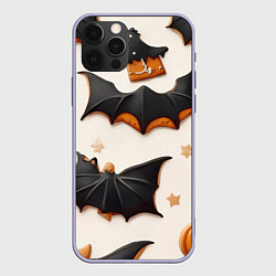 Чехол для iPhone 12 Pro Сладкий хеллоуин, цвет: 3D-светло-сиреневый