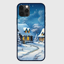 Чехол для iPhone 12 Pro Новогоднее настроение, цвет: 3D-черный