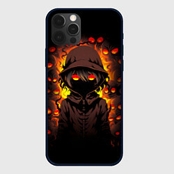 Чехол для iPhone 12 Pro Mysterious eyes, цвет: 3D-черный