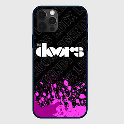 Чехол для iPhone 12 Pro The Doors rock legends посередине, цвет: 3D-черный