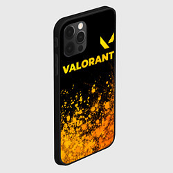 Чехол для iPhone 12 Pro Valorant - gold gradient посередине, цвет: 3D-черный — фото 2