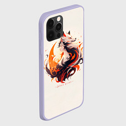 Чехол для iPhone 12 Pro Дева оборотень, цвет: 3D-светло-сиреневый — фото 2